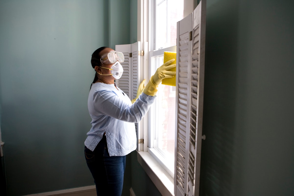 Emergency water damage restoration and structural drying in Columbus, OH — before professional mitigation (representative)