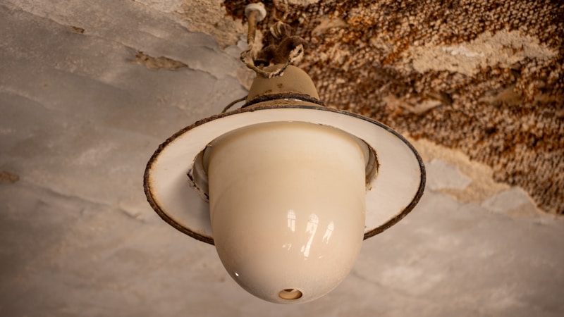 Ceiling water damage and wet drywall drying in Dayton, OH — IICRC-certified emergency restoration (representative photo)