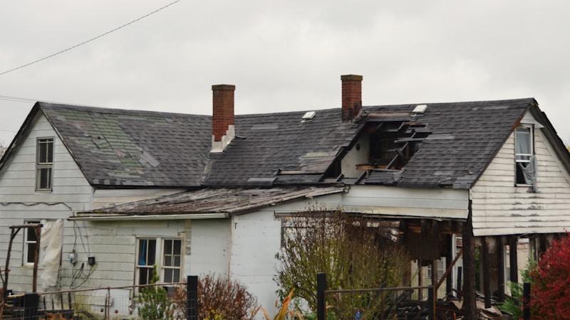 Storm and roof leak water damage repair in Dayton, OH — IICRC-certified emergency restoration (representative photo)